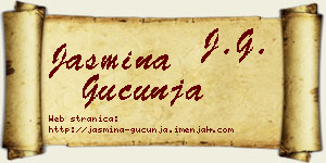 Jasmina Gucunja vizit kartica
